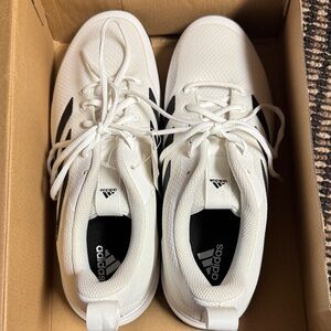 adidas White and Black Low-Top Sneakers